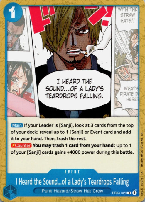 Producto - I Heard the Sound...of a Lady's Teardrops Falling EB04-029 The Azure Sea's Seven