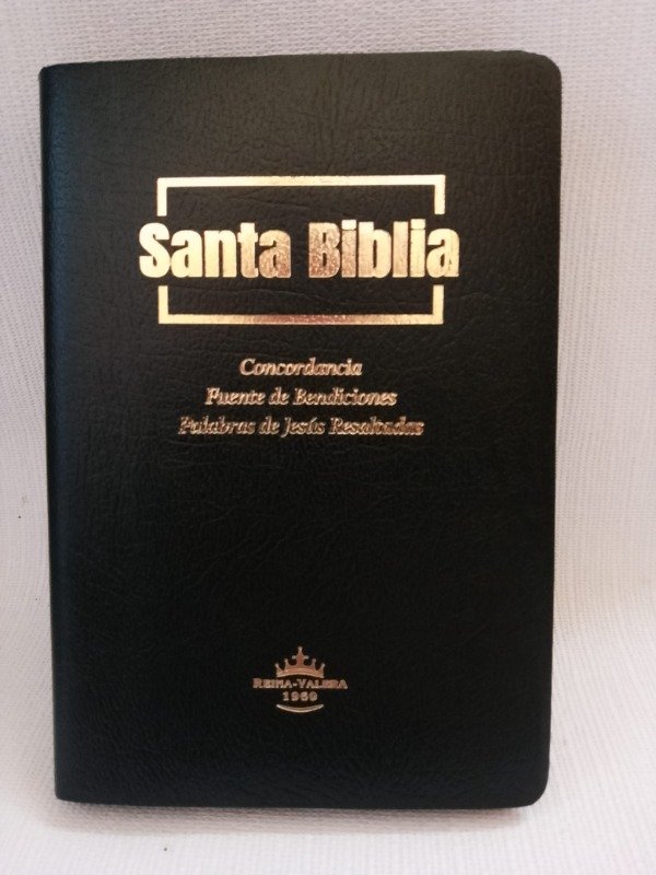Producto - Biblia reina Valera 1960 Letra Estandar Flexible Negra