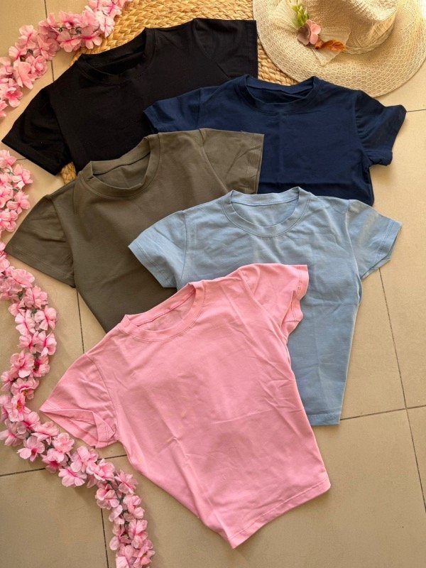 Producto - Set x3 baby T lisas (sin eleccion de color)