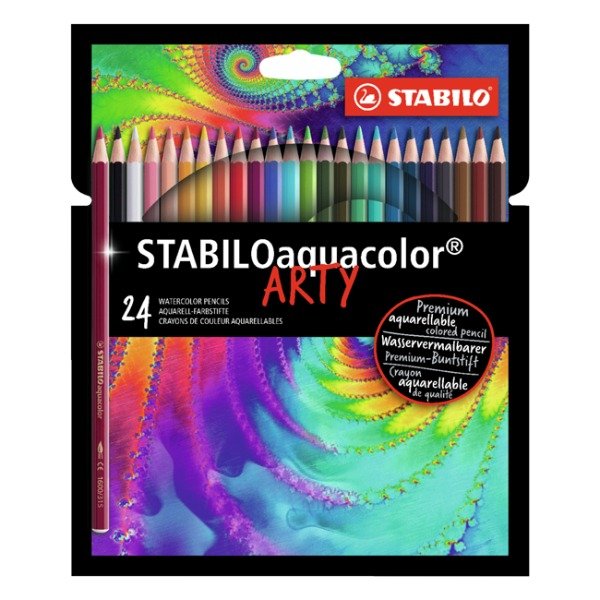 Producto - LAPICES AQUACOLOR ARTY ESTUCHE x 24