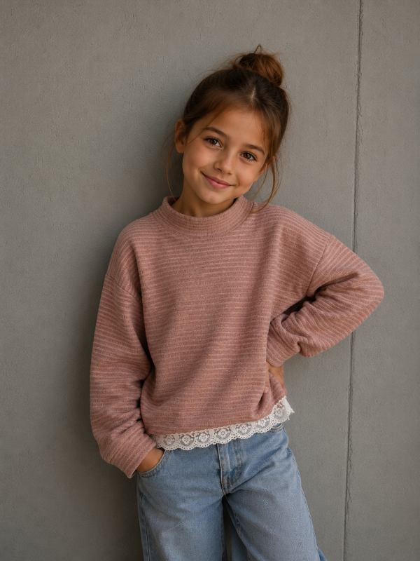 Producto - Sweater con Puntilla