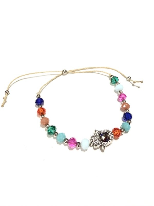 Producto - Pulsera HAMSA PROTECTORA Ojo Violeta