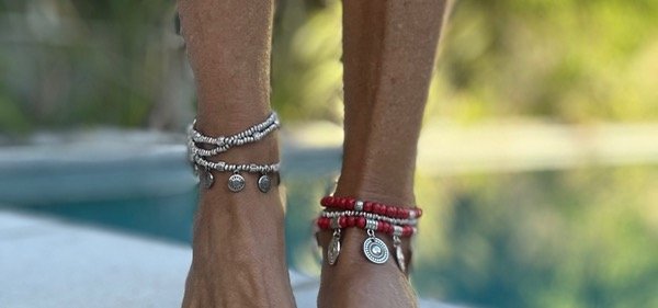 Producto - Tobillera plateada