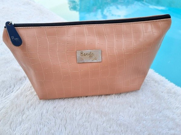 Producto - NECESER CARTUCHERA BONITA MIA ROSA CROCO