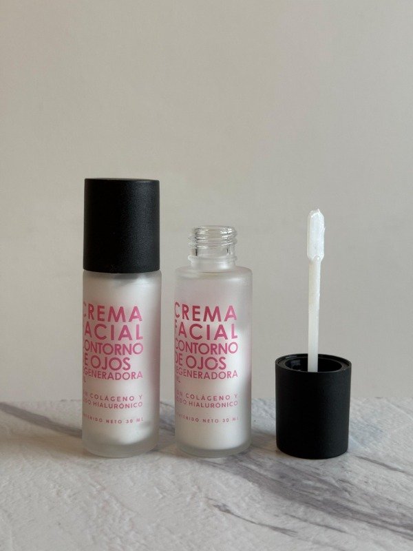 Producto - CREMA FACIAL CONTORNO DE OJOS - REGENERADORA - CON COL Y AC HIALURONICO - T Y L