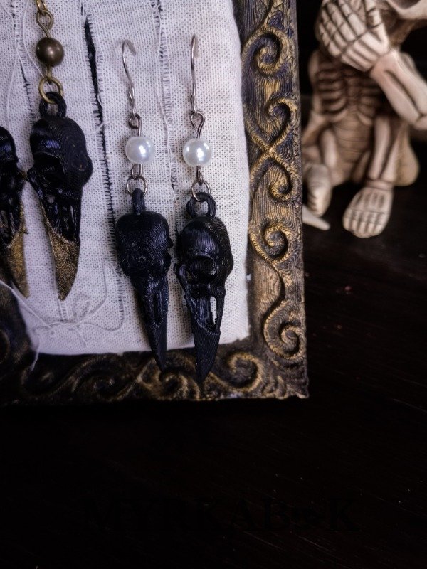 Producto - Aros Raven Skull - 1