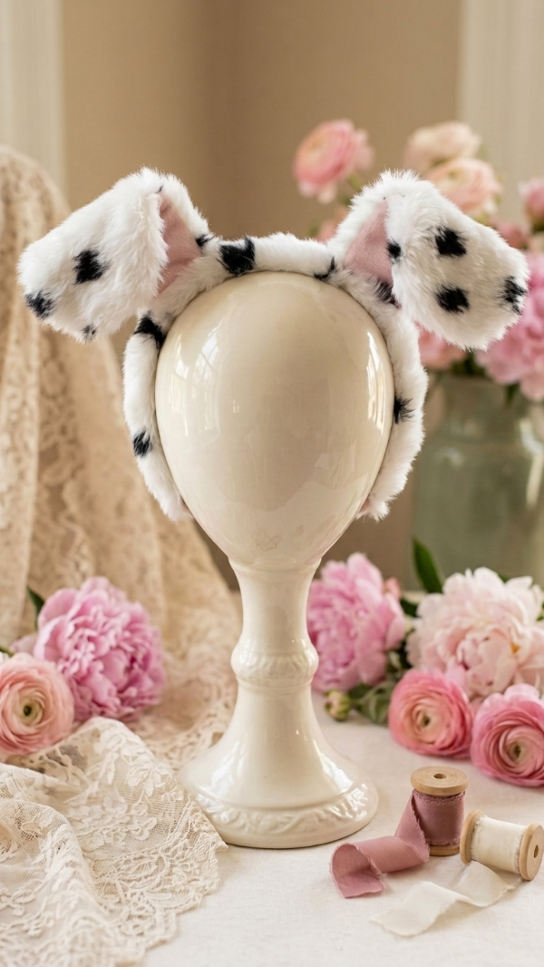 Producto - Vincha de perro dalmata en peluche - 0