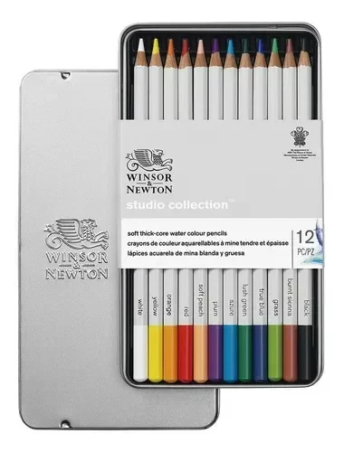 Producto - Lapices Studio Collection x12. Acuarelables. Winsor and Newton
