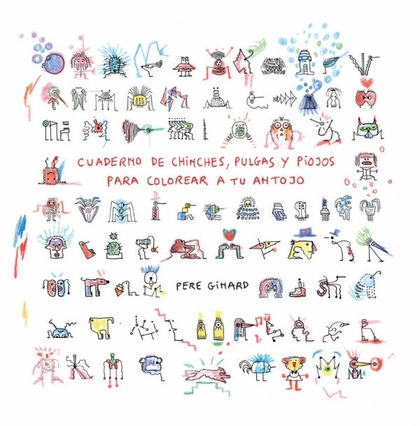 Producto - Cuaderno de chinches, pulgas y piojos para colorear a tu antojo