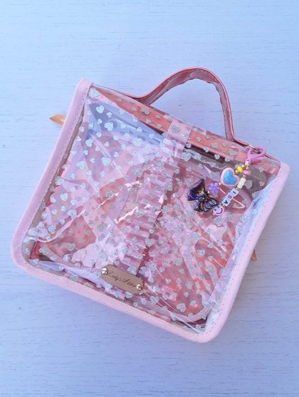 Producto - Cartuchera Isadora Rosa Tornasol (POR PEDIDO)