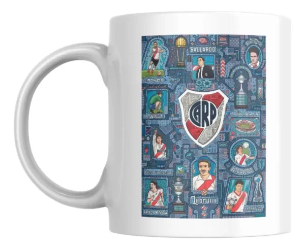 Producto - taza - river campeon libertadores estampita