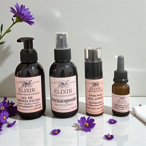 Producto - Skincare facial en 4 pasos  REGENERADOR (RESVERATROL)