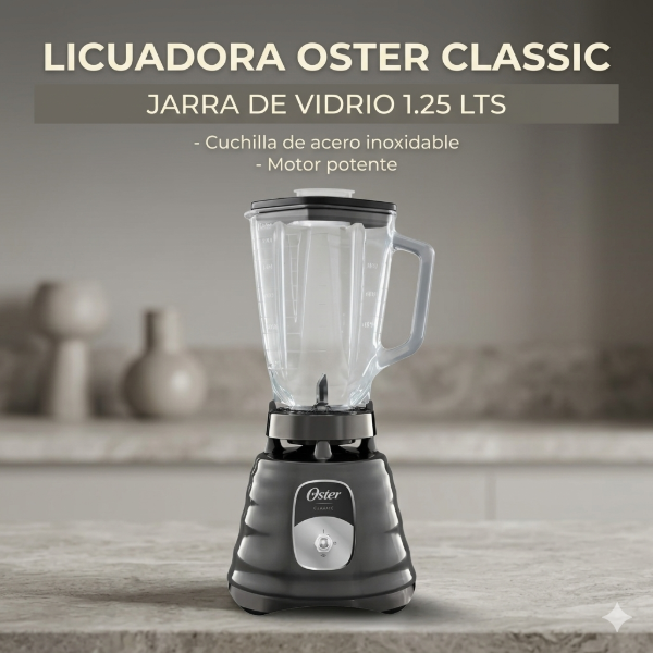 Producto - LICUADORA OSTER CLASIC 1.25LTS JARRA DE VIDRIO