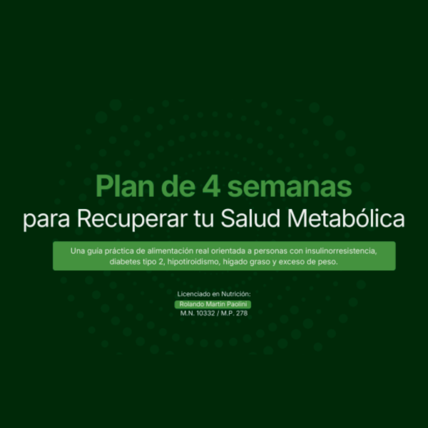 Producto - Plan 4 Semanas