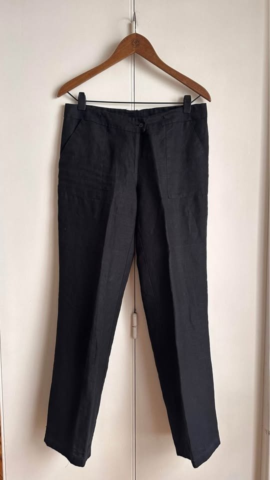 Producto - Pantalón de lino negro Talle 44