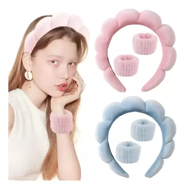 Producto - SET VINCHA + MUÑEQUERA - ATERCIOPELADA