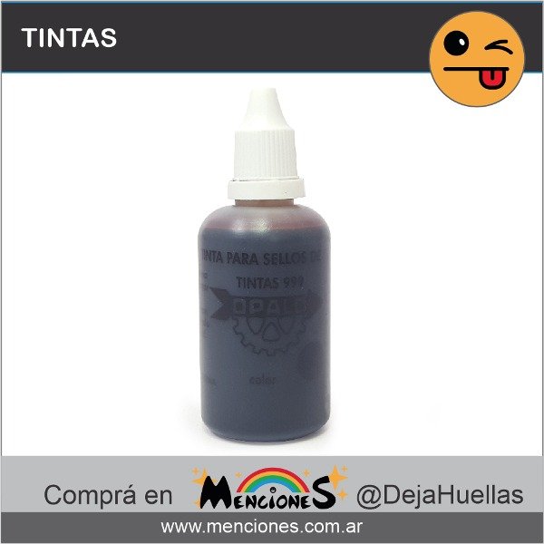 Producto - Tinta Al Agua Para Sellos de goma o metal, Ópalo 999, 25cc, MARRÓN