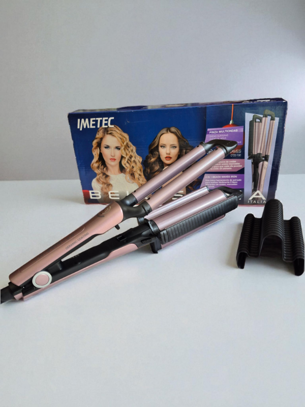 Producto - BELLISIMA RIZADOR 2 EN 1 BEACH WAVES IRON (caja con detalles)