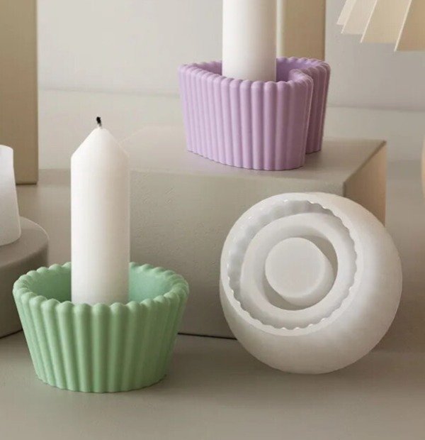 Producto - Molde redondo porta velas