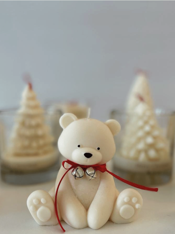 Producto - Vela Osito Navideño