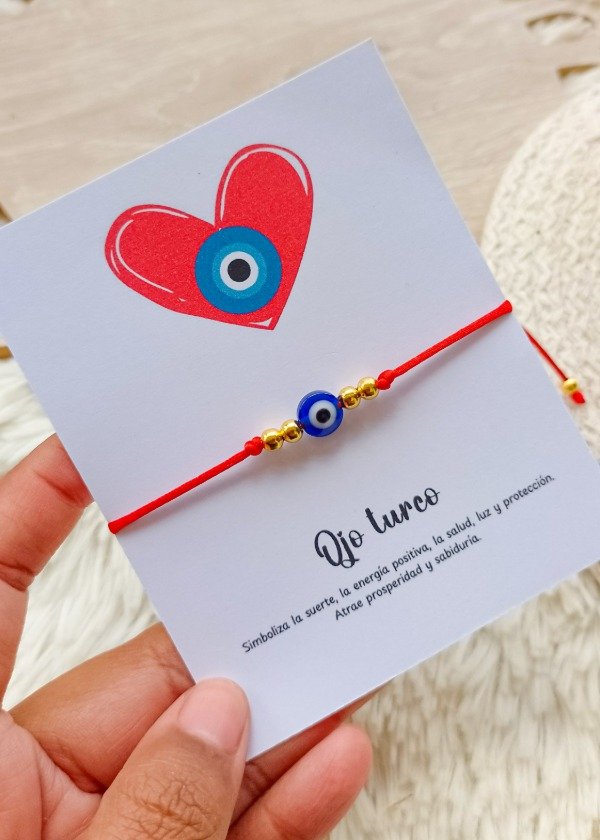 Producto - Pulsera ojo turco rojo 3