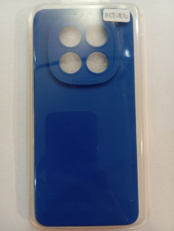 Producto - Funda Silicone Case Azul para Xiaomi Redmi Note 14 Pro Plus