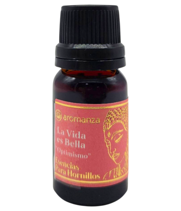 Producto - Esencia Hornillos Aromanza 10Ml - La Vida Es Bella (Optimismo)