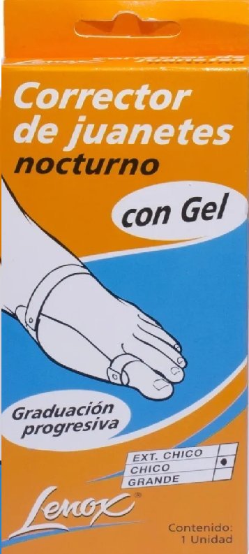 Producto - Corrector Juanete nocturno con gel Lenox