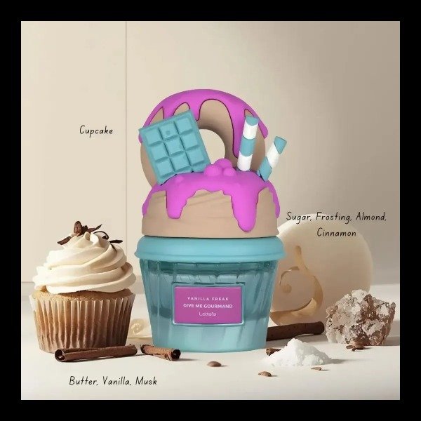 Producto - Lattafa Vanilla Freak Eau de Parfum, colección Give me Gourmand 75ml - 1