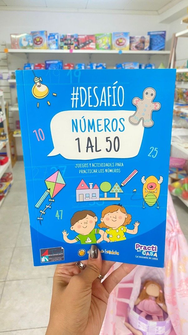 Producto - Libro de actividades "Números del 1 al 50"- Practi en casa