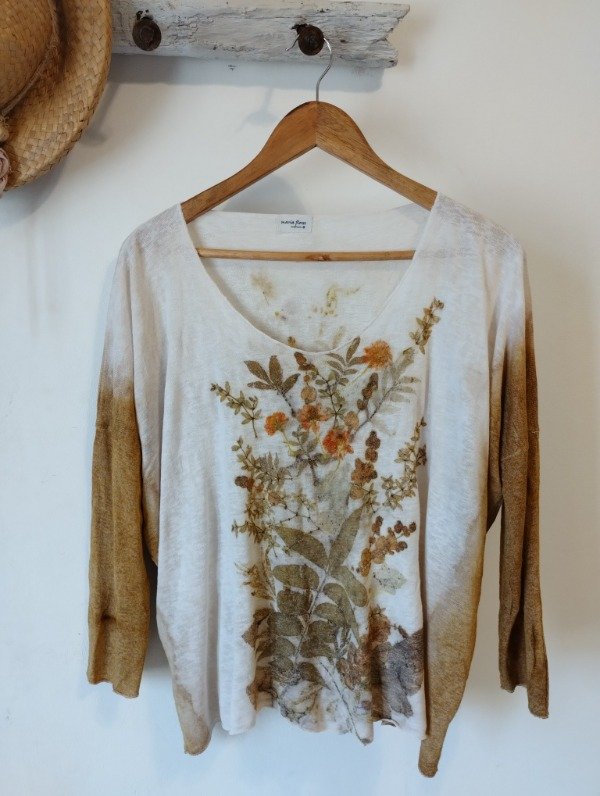 Producto - Remerón ECOPRINT hilo manga 3/4 ORO