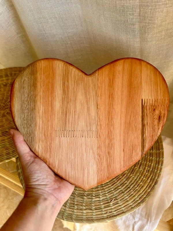 Producto - Bandeja Madera Corazón