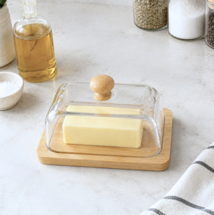 Producto - MANTEQUERA ACRÍLICO Y BAMBÚ