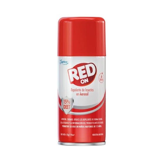 Producto - REPELENTE RED ON BY SAPHIRUS AEROSOL 170 GRS
