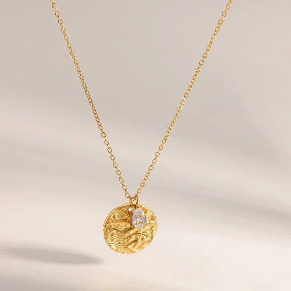 Producto - Collar white drop