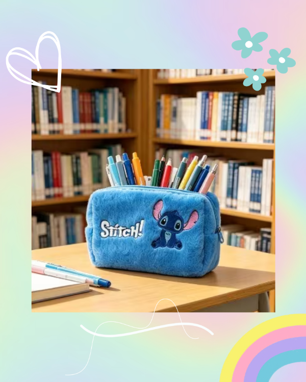 Producto - Cartuchera Peluche Stitch Rectangular