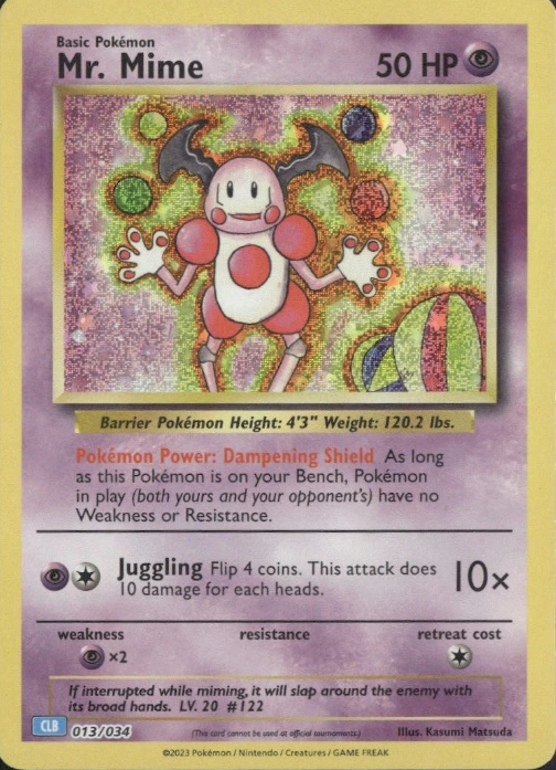 Producto - Mr Mime 013/034 - Classic Collection CLB Holo