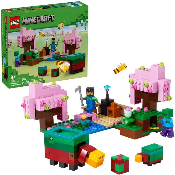 Producto - LEGO 21260 Minecraft The Cherry Blossom Garden