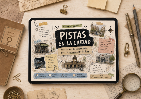 Producto - Rutina de pensamiento para prelectura-Pistas en la ciudad-