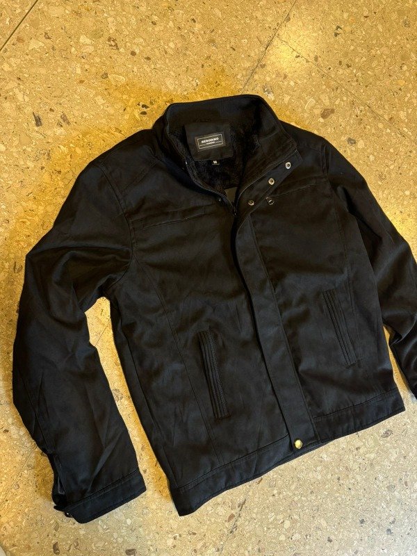 Producto - Jacket negra gamuza