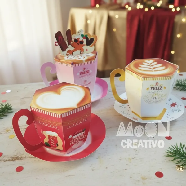 Producto - Set de 3 Tazas de navidad