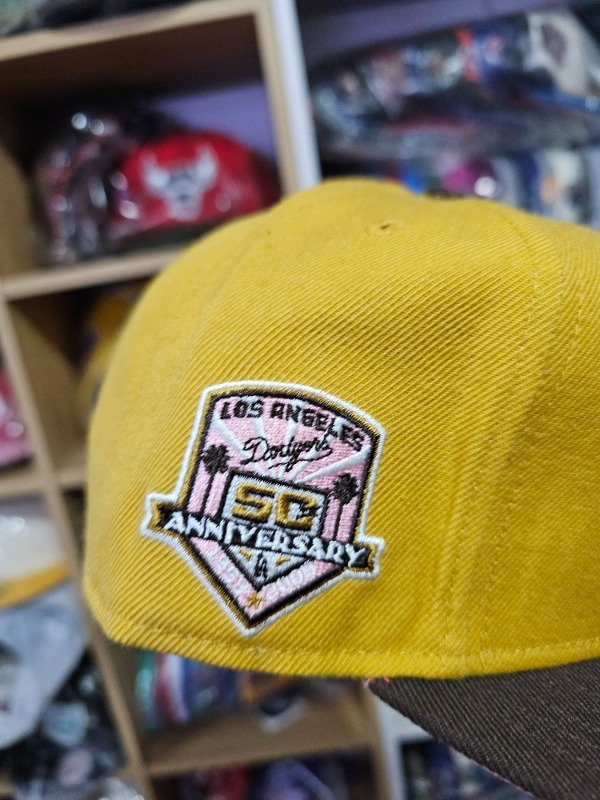 Los Angeles Dodgers 50th Anniversary '47 Captain Snapback marrón — imagen 3