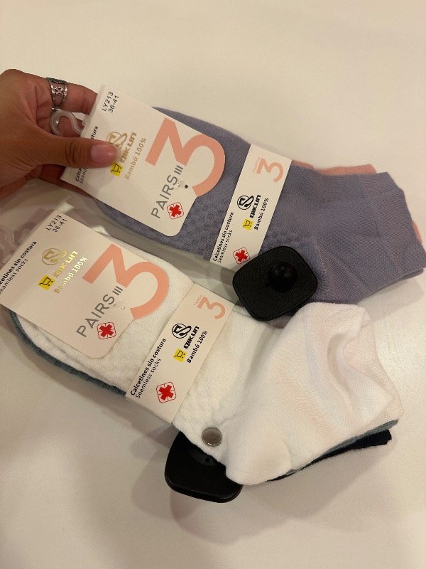 Producto - PACK X 3 MEDIAS/SOQUETES SIN COSTURA