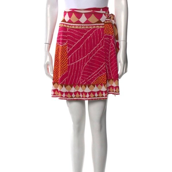 Producto - 00'S DIANE VON FURSTENBERG wrap silk skirt