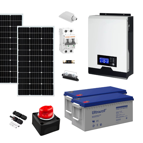 Producto - Kit Solar 12v - 220v Motorhome - Intermedio