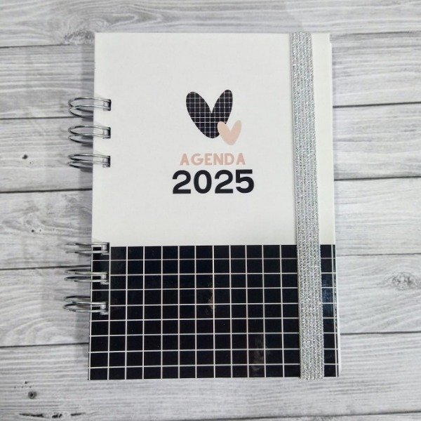 Producto - Agenda Semanal 2025 3 Dias Horizontal  (A6)