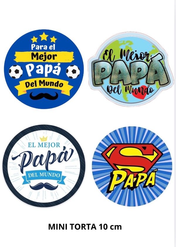 Producto - Lámina día del padre 10cm