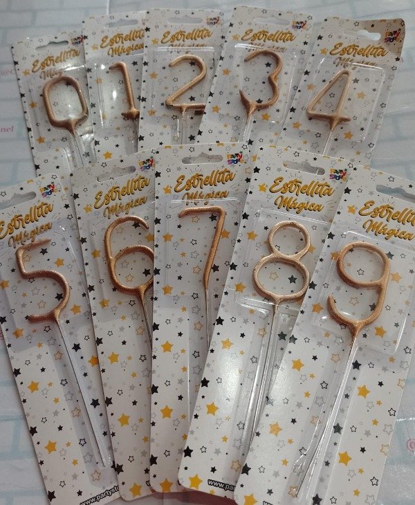 Producto - Vela magica Numeros