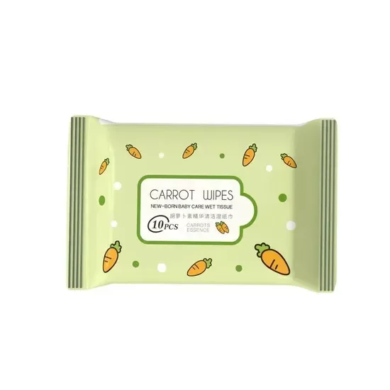 Producto - Toalliitas desmaquillantes Zanahoria 10pcs - 0