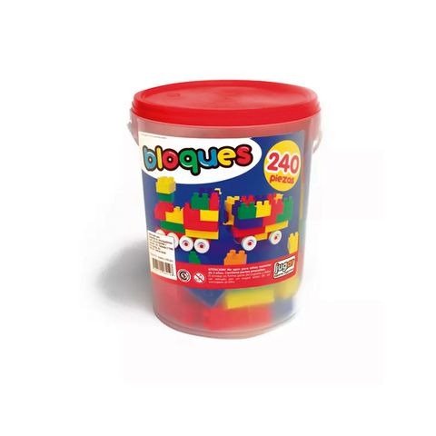 Producto - BALDE DE BLOQUES X240 PIEZAS 28 CM JUGAR